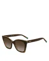Missoni Rectangular Sunglasses, 54mm In Brown