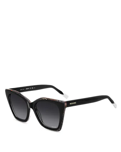 Missoni Rectangular Sunglasses, 54mm In Brown