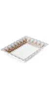 Missoni Zig Zag Jarris Luxury Box Rectangular Tidy Tray, Large In White