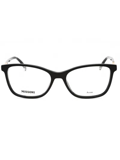 Missoni Rectangular Women's Eyeglasses In Black