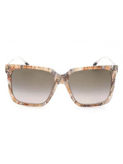 Missoni Rectangular Women's Sunglasses In Brown