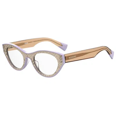 Missoni Recycled Content Glasses Women's (frames) In Neutral