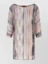 Missoni Relaxed Fit Knit Top With Zigzag Design In Multi