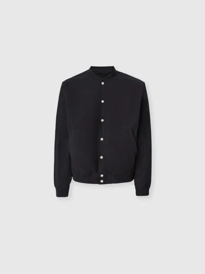 Missoni Reversible Cotton Bomber Jacket In Black