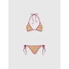 Missoni Reversible Triangle Bikini With Print In Multicoloured