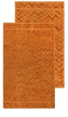 Missoni Rex 2 Piece Bath & Hand Towel Set In Ocra