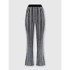 Missoni Sequin-embellished Ribbed-knit Flared Pants In Multicoloured