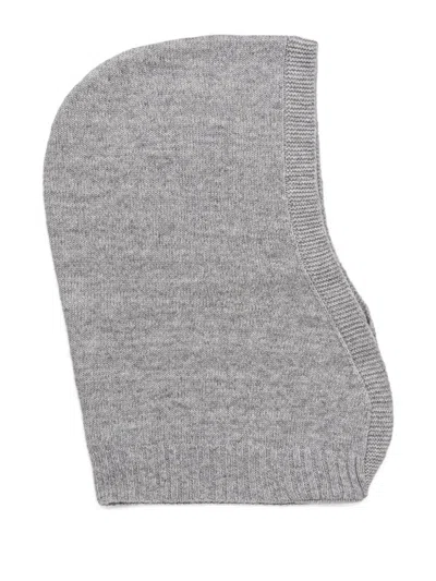 Missoni Ribbed Hood In Gray