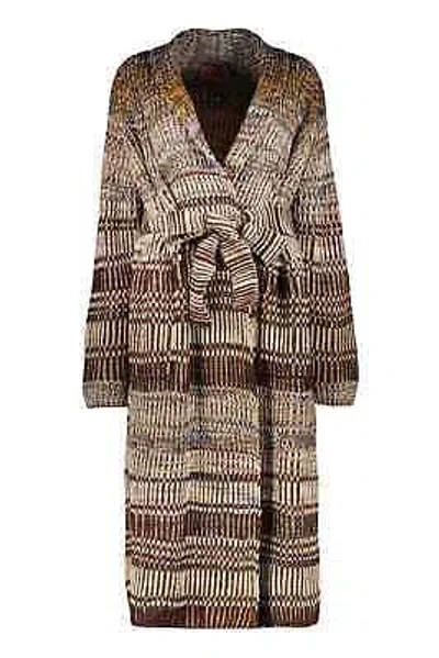 Pre-owned Missoni Ribbed-knit Cardigan In Multicolor