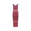Missoni Ribbed Knit Dress In Pink
