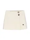 Missoni Ribbed Velvet Wrap Skirt In White