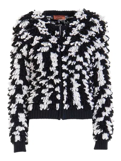 MISSONI SUÉTER CUELLO REDONDO - NEGRO