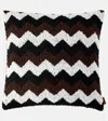 Missoni Riccio Zigzag Bouclé Cushion In Black
