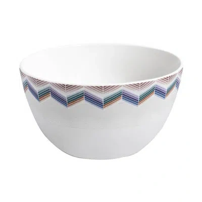 Missoni Rice Bowl Zig Zag Jarris 148 Set Of 2 Diam. 11.3" H 2.4 " In Blue