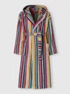 Missoni Riverbero Bathrobe In Cotton Terry With Zigzag Pattern In Multicoloured