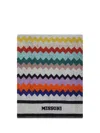 Missoni White Riverbero Cotton Beach Towel
