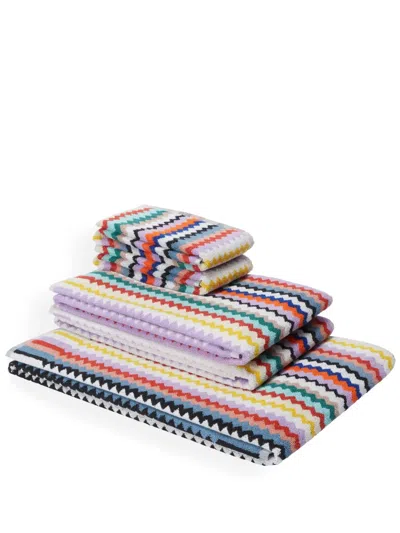 Missoni Set Of 5 Riverbero Towels In 多色