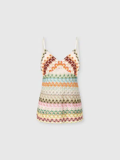 Missoni Sleeveless Lace Top