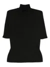 Missoni Robbed Turtle-neck Sweater In Black