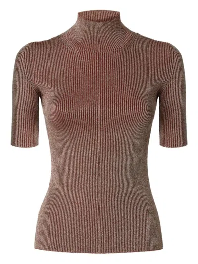 MISSONI ROBBED TURTLE-NECK SWEATER
