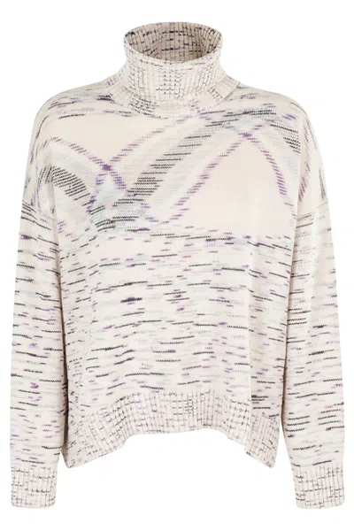 Missoni Roll-neck Sweater In Multi