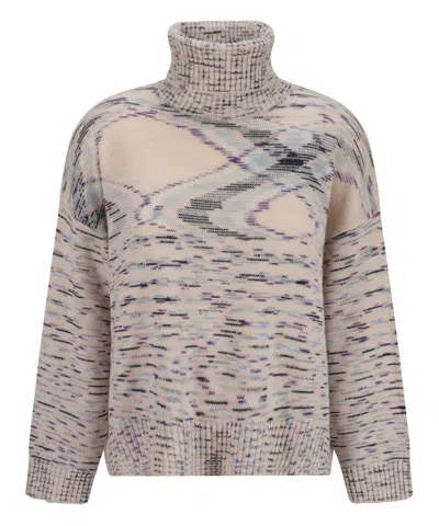 Missoni Roll-neck Sweater In Multicolor