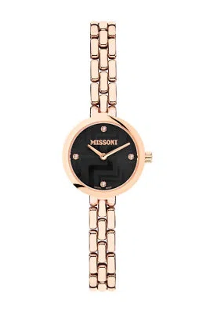 Pre-owned Missoni Rose Gold Womens Analogue Watch Petite Mwcz00523