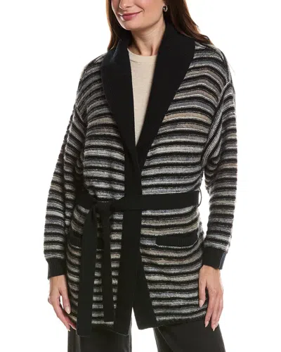 Missoni Rosita Wool, Alpaca, & Mohair-blend Coat In Black