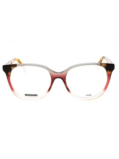 Missoni Round Eyeglasses For Women - Mis 0100 Style In Brown