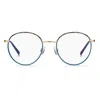 Missoni Round Frame Glasses In S61/20 Blueavn Gltt