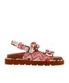 Missoni Zigzag Patterned Sandals In Brown