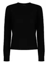 Missoni Crew Neck Sweater With Chevron Pattern In Black