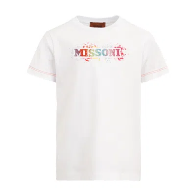 Missoni Round Neck T-shirt In White