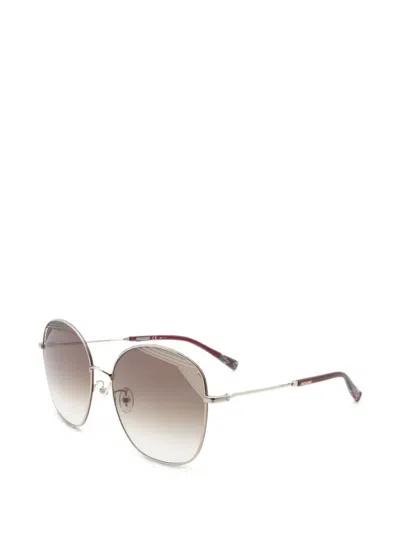 Missoni Round-frame Sunglasses In Brown