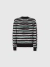 Missoni Crew Neck Sweater With Zigzag Pattern In Multi