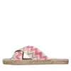 Missoni Zigzag Open Espadrilles In Multi