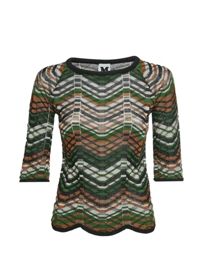 Pre-owned Missoni Scalloped Sweater In Black