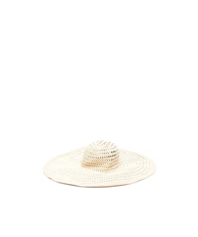 MISSONI SCARF-DETAIL INTERWOVEN SUN HAT