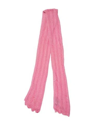 Pre-owned Missoni Scarf In Pink