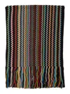 Missoni Zigzag-pattern Fringed Scarf In Multi