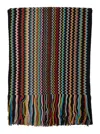 Missoni Zigzag-pattern Fringed Scarf In Multi
