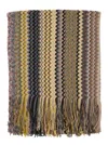 Missoni Zigzag-pattern Fringed Scarf In Multi