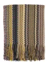 Missoni Zigzag-pattern Fringed Scarf In Multi