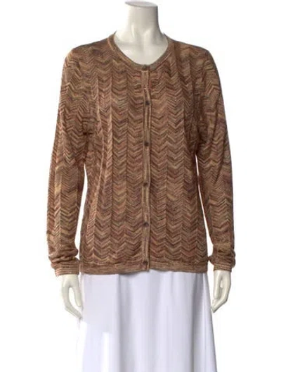 Pre-owned Missoni Scoop Neck Sweater