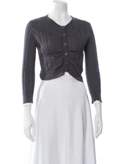 Pre-owned Missoni Scoop Neck Sweater In Purple