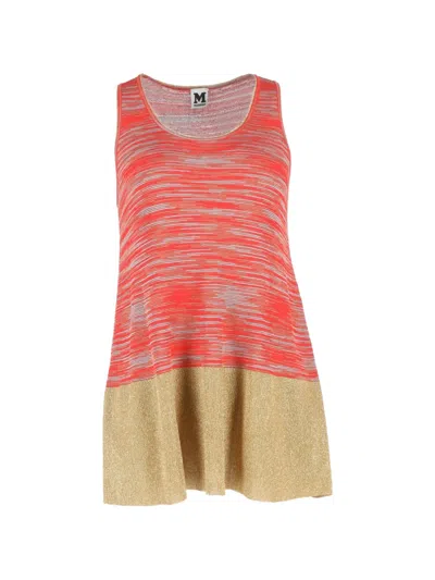 Pre-owned Missoni Scoop-neck Tank Top In Red