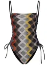 Missoni Zigzag-pattern Swimsuit In Multi