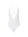 Missoni Zigzag-pattern Swimsuit In White