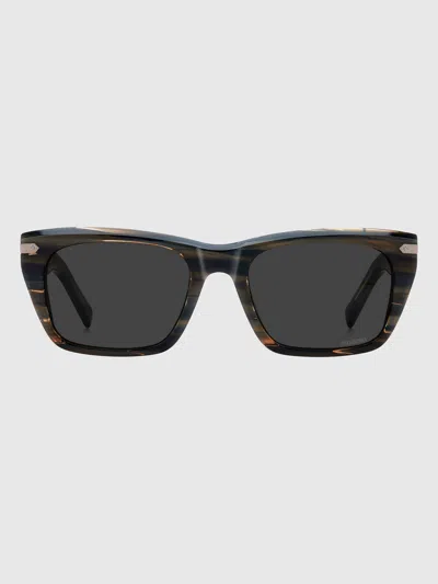Missoni Seasonal Rectangular Acetate Sunglasses In Orange