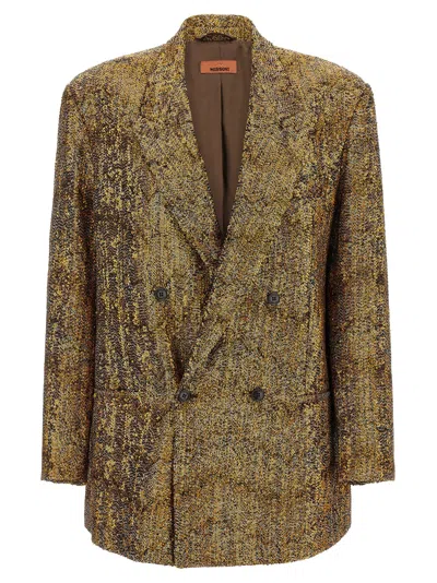 MISSONI MISSONI SEQUIN AND METALLIC BLAZER